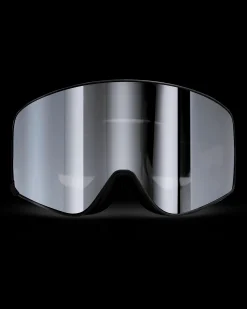 Sight Magnetic Small Face Deep Black-Smoke/Silver Mirror + Clear