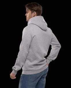Slack Hood M Grey Melange