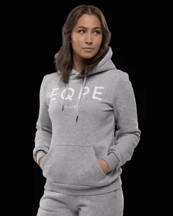 Slack Hood W Grey Melange/White