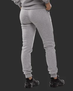 Slack Pant W Grey Melange/White